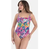 Rosa Faia Badeanzug Sunset Bay (1-St) Badeanzug - Blickdicht - Buntes, florales Muster