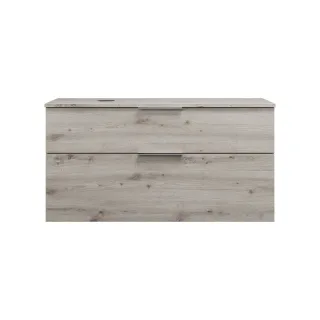 Burgbad Waschtischunterschrank Eqio 619x1200x550 Eiche Dekor Silber, WXXI120LF6015 WXXI120LF6015