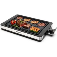 FIMEI Tischgrill 1800W Elektrischer Grill, 1800 W, Antihaft & Temperaturregelung, Innen & Außen, spülmaschinenfest