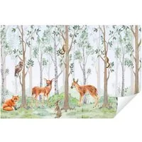 Wallarena Fototapete Natur - Mehrfarbig - Modern - Vlies - Wohnzimmer, glatt, 152x104cm