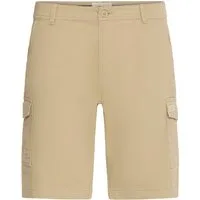 Blend Cargoshorts Cargotaschen Zip Fly Normale Bundhöhe für Herren (1-tlg) Baumwolle Normal Fit Einfarbig atmungsaktiv Reißverschluss
