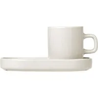 blomus Tasse -PILAR- Keramiktasse, Espressotasse, Kaffeetasse, 2-tlg., Keramik, Hochwertige Keramik, Zeitloses Design, Unikat