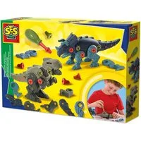 SES Creative Freizeittasche SES CREATIVE Konstruktionsset Dino Schrauben
