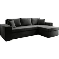 Luxusbetten24 Schlafsofa Designer Sofa Denver, mit Stauraum und Schlaffunktion