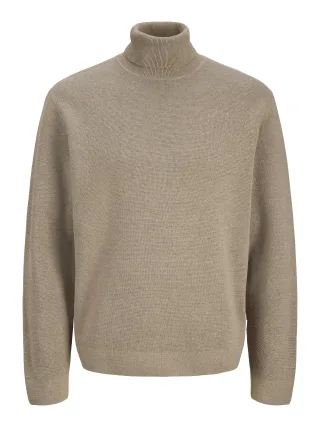 JACK&JONES - JPRBLAMILANO STITCH KNIT ROLL NECK - Gr. - XXL