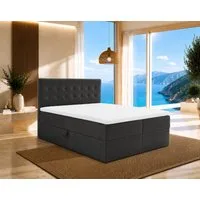 Best for Home Boxspringbett Polsterbett mit 7-Zonen-Taschenfederkernmatratze und Schubladen (Komplettset (Boxspringbett inkl. 2 Matratzen, Topper & Stauraum-Schubladen), 6-St., 140x200 160x200 180x200 200x200 cm)