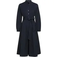 Reitmayer Midikleid Popeline-Kleid mit Schleife