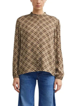 comma - Bluse braun - Gr. - 36