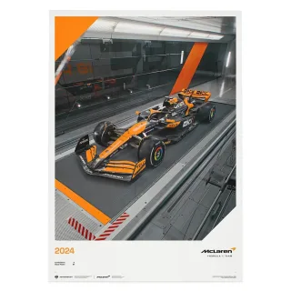 Castore 50x70cm McLaren Formel 1 Team MCL38 Poster