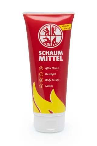 Feuerwehr Duschgel "Schaummittel" After Flame im trendigen Feuerwehr-Design 200 ml
