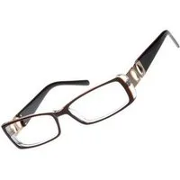 Fossil Brillengestell Korrektionsfassung Brille Kunststoff Braun 53/16/135 - OF2060200, Kunststoff und Metall