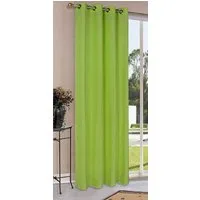 Gardinenbox Gardine, Ösen, blickdicht, Schal Matt unifarben Microsatin Micofaser-Gewebe 20405