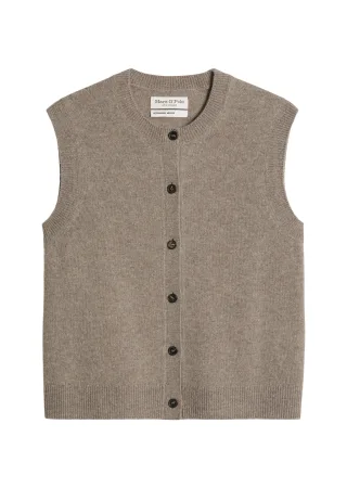 Marc OPolo DENIM - MTCWK_Cardigans Stone Taupe Melange - Gr. - XL