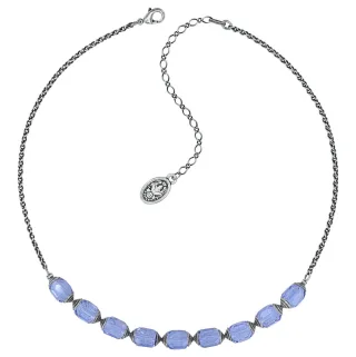 konplott - Kette - Crystal Snake blau