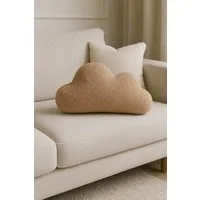 BABEES Dekokissen DEKOKISSEN Boucle Kuschelkissen Herz Wolke GROß 40x25, XXL 60x35 cm, Wolkenkissen Deko Kissen Geschenk Baby Kinderzimmer Babyshower