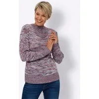 Sieh an! Strickpullover Stehkragen-Pullover Langarm Jersey