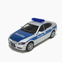 goki Spielzeug-Polizei Polizei BMW, (1-tlg), mit Rückzugmotor hervorragend zu greifen