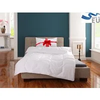OTTO home Microfaserbettdecke Corella, Bettdecke 135x200 cm, mit Gratis-Kissen dazu: 40x80 cm, Füllung: 100% Polyester, Bezug: 100% Polyester, Bettdecken, Sommer, Winter, 4 Jahreszeiten, Decke mit Gratiskissen