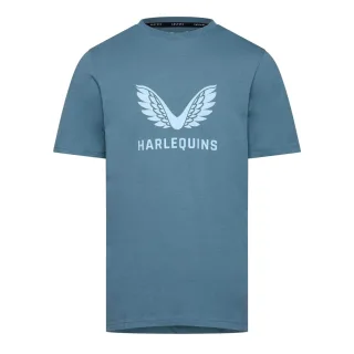 Castore - "Harlequins F.C." T-Shirt für Herren (Blaugrau)