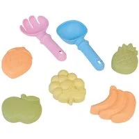 Happy People Sandform-Set Sandspielzeug biobasiertes Material mehrfarbig 7 Teile
