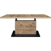 Mäusbacher Couchtisch Lift Couchtisch, höhenverstellbar 56-75cm, Breite Tischplatte 120-160cm, Metallgestell