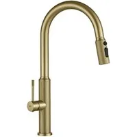 wohnwerk.idee Küchenarmatur Wasserhahn ausziehbar Einhebelmischer Chrom Gold Kupfer Titan Matt