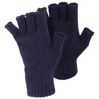 FLOSO Damen Handschuhe, fingerlos (Marineblau)