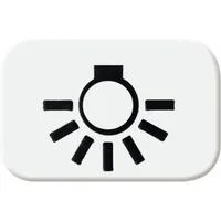 Tastersymbol aws 2525 LI-214, Rahmen weiß, Retail