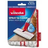 Vileda Ersatzbezug Spray and Clean Mikrofaser Wischbezug für Sprühwischer Wischbezug (Polyester, Polyamid, 40x13 cm, Einzelartikel, 1-tlg., 1× Ersatzbezug Spray & Clean, Für alle Böden geeignet)