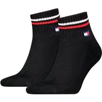 Tommy Hilfiger Kurzsocken TH UNI TJ QUARTER 2P ICONIC (2 Paar) Half-Terry-Sohle für zusätzlichen Komfort