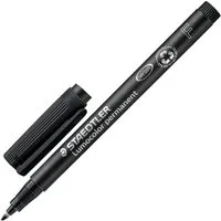 STAEDTLER Permanentmarker Lumocolor permanent F, (1-tlg), wisch- und wasserfest