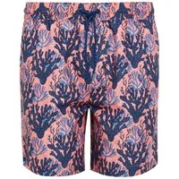 Threadbare Badehose THB Swim Short Seaweed mit schönem Print