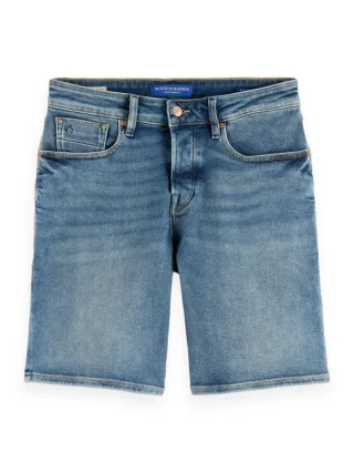 Scotch & Soda - Ralston regular slim fit shorts blau - Gr. - 28