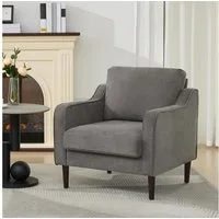 GarveeMore Schlafsofa Akzentstuhl Moderne bequeme Wohnzimmer Stühle Lese Seitenstuhl