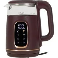 Adler Wasserkocher AD 1305 BUG Wasserkocher 2200 W, 1,7 l, 2200 W, Fünf voreingestellte Temperaturen (40–100 °C), Temperatureinstellung