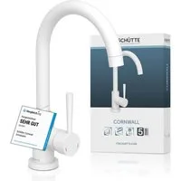 Schütte Spültischarmatur CORNWALL praktische Cold-Start-Funktion zum Energiesparen, 360° schwenkbar