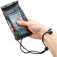 Goods+Gadgets Smartphone-Hülle GOODS+GADGETS Wasserfeste Handyhülle mit Kopfhöreranschluss, Tasche für Smarte Geräte