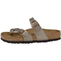 Birkenstock Mayari Birko-Flor Normal Damen Pantolette Hausschuhe, Sandaletten, Mules, Pantoffeln, Slipper
