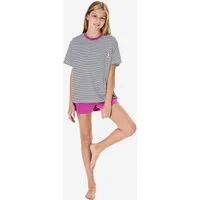 Schiesser Pyjama Nightwear (2 tlg) Schlafanzug, Pyjama Set, Nachtwäsche