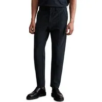 Marc O'Polo Jerseyhose fixierte Bügelfalte vorne, innenliegender Tunnelzug mit Kordel