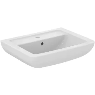 Ideal Standard Waschtisch Eurovit Plus V302701 60 x 46 cm, weiss, 1 Hahnloch, eckig