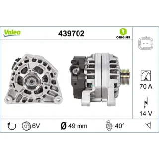 Valeo Citroen C2 C3 Peugeot 1007 206 207/207+ 307 439702