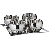 EDZARD Servierschale EDZARD Eiscremeset Madeleine 20x20 cm