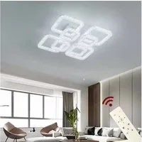 Eurohandisplay LED Deckenleuchte LED Deckenlampe Lampe Fernbedienung Lichtfarbe/Helligkeit einstellbar, LED fest integriert, Einstellbar, Mit Fernbedienung Lichtfarbe und Helligkeit einstellbar