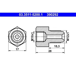 ATE Adapter f?r Bremsleitung ATE Adapter f?r Bremsleitung 03.3511-5200.1