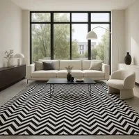 Wohnando Teppich MY-RUG Teppich Mono Line, 200x140, aus 100 % Kuhfell, rechteckig, Höhe: 0 mm, handgenäht, Natürliches Material, Modern Style, Nature Style