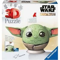 Ravensburger Puzzleball Mandalorian Grogu mit Ohren, 72 Puzzleteile, Made in Europe