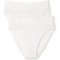 CALIDA High-Waist-Slip Elastic Duopack (2er Pack) breiter Softbund, elastisch, atmungsaktiv, weich