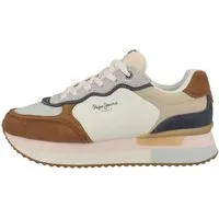 Pepe Jeans Rusper Class Damen Sneaker Turnschuhe, Sportschuhe, Freizeitschuhe, Halbschuhe, Schnürschuhe