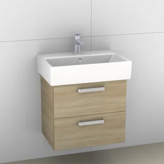 Artiqua 414 Waschtischunterschrank für Memento 513360, 513362 Castello Eiche quer NB, 414-WU2L-V23-7 414-WU2L-V23-7136-426